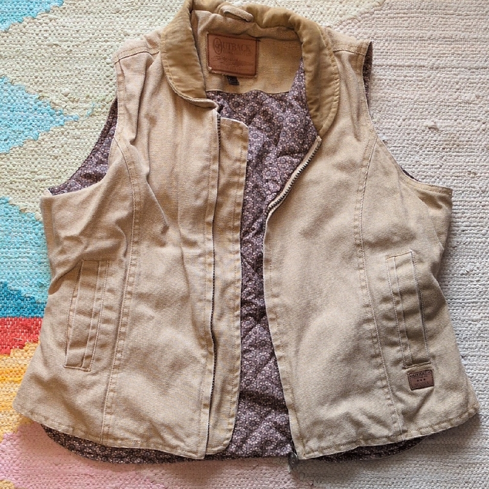Tan Sleeveless Vest